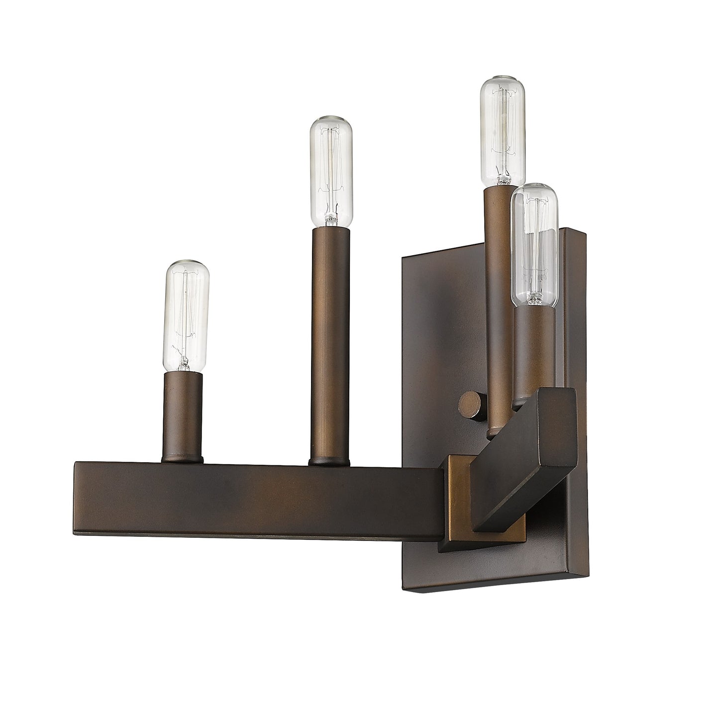Four Light Bronze Vintage Wall Sconce