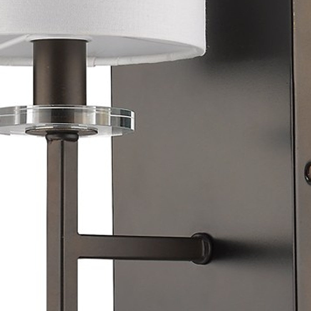 Minimalist Bronze Wall Sconce w/ Shade