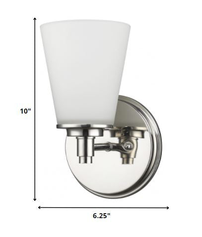 Silver Wall Light