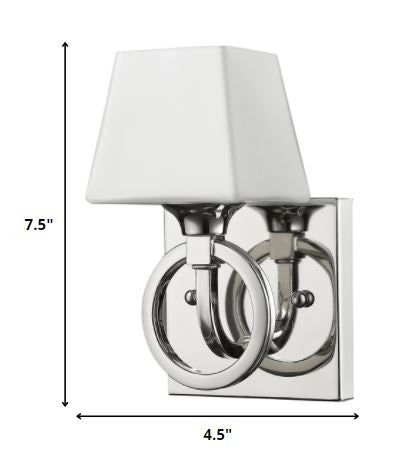Silver Wall Light
