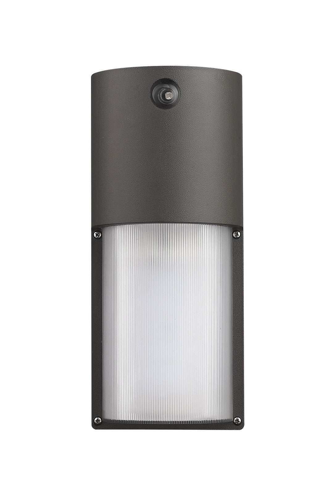 120-277V Bronze Integrated Wall Pack w/ Photocell