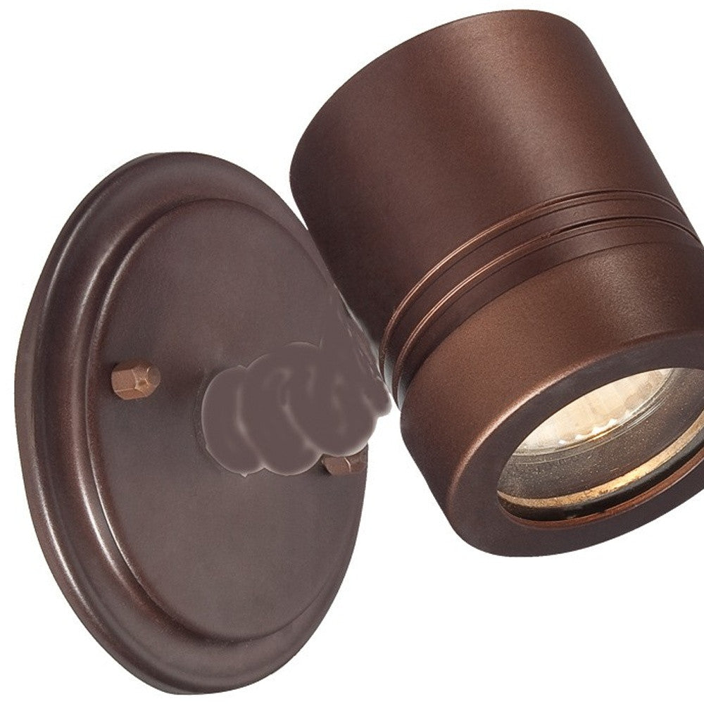 Antique Bronze Wall Spotlight
