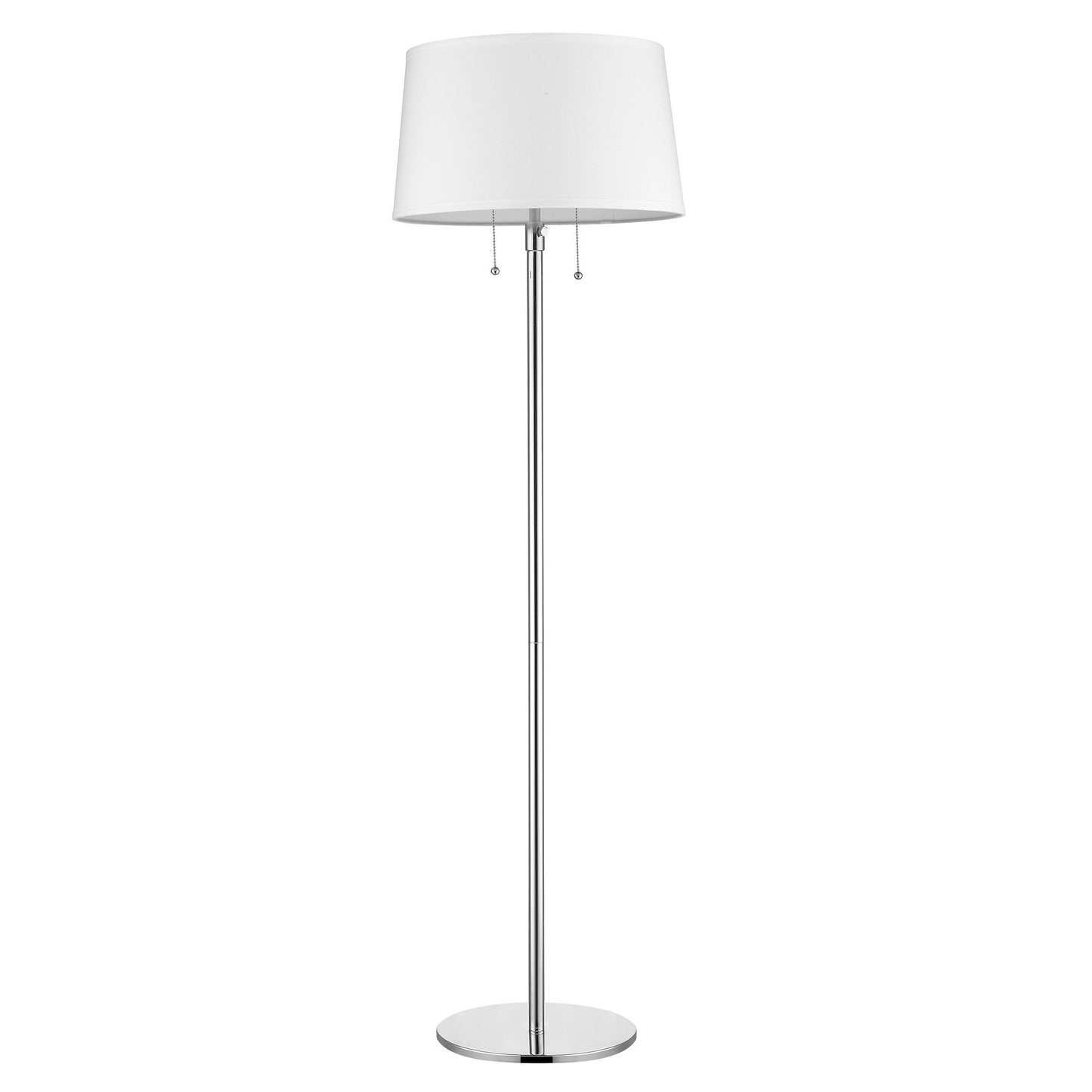 Chrome Floor Lamp w/ Shade