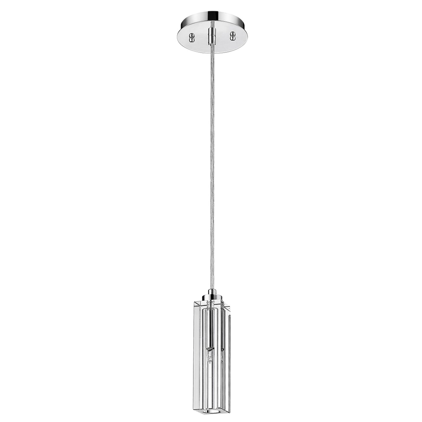 Solo 1-Light Chrome Pendant