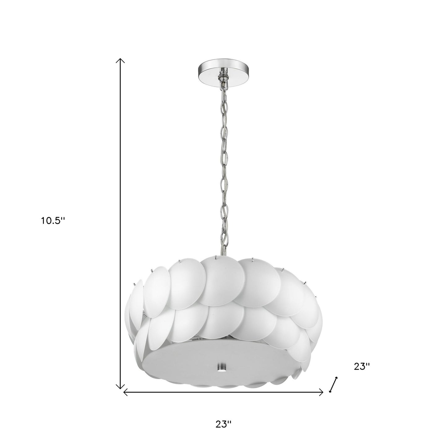 Selene 6-Light Chrome Pendant