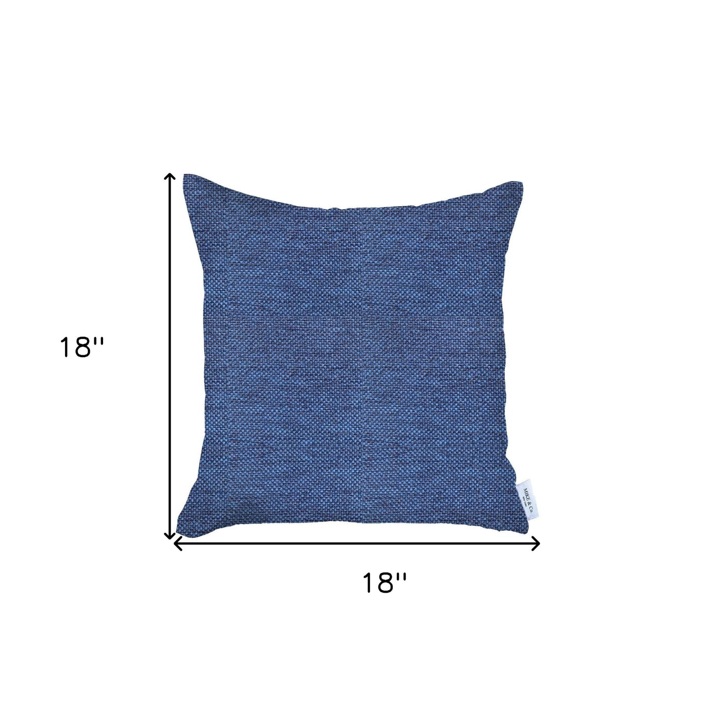 Blue Modern Textured Pillow