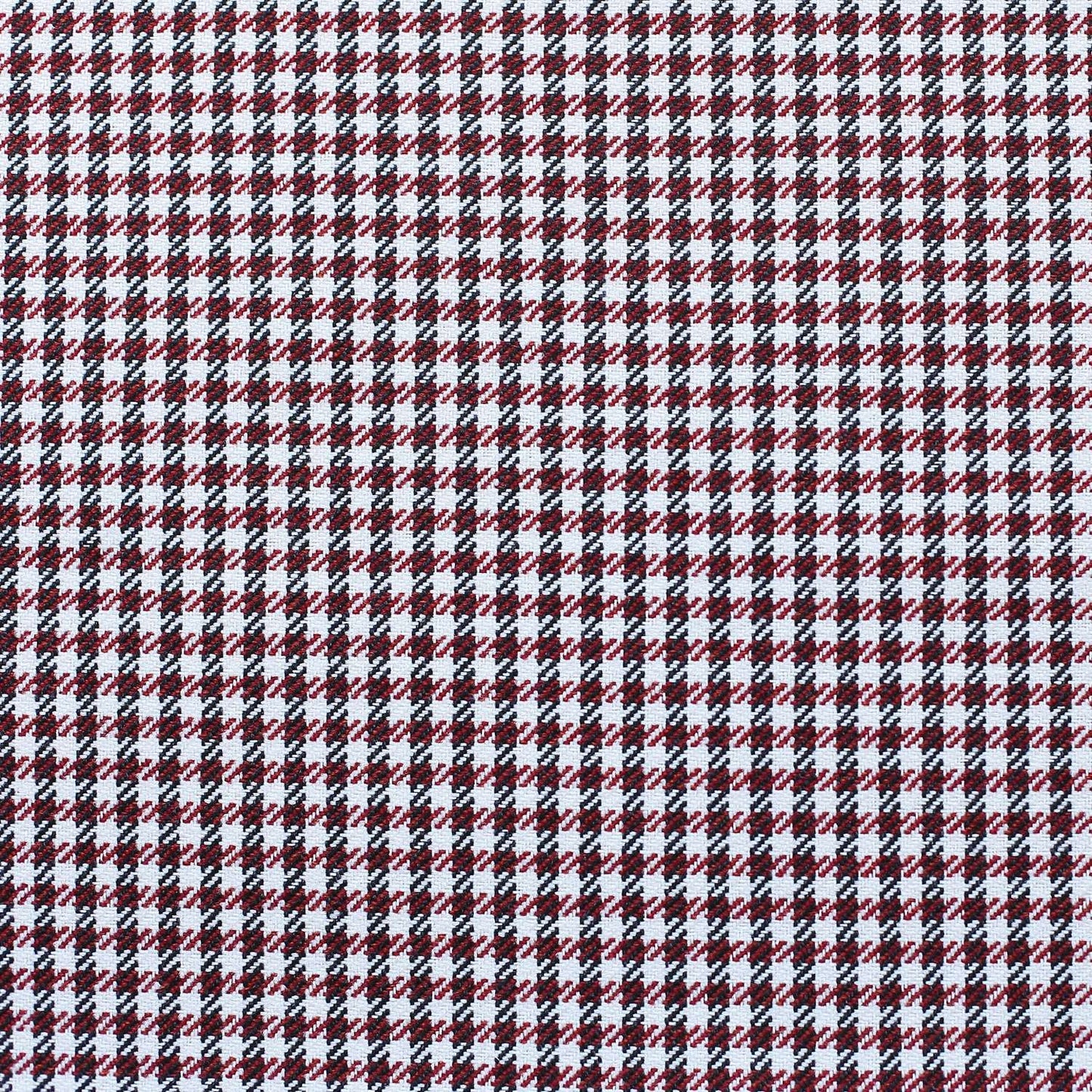 Maroon Red Houndstooth Pattern Pillow