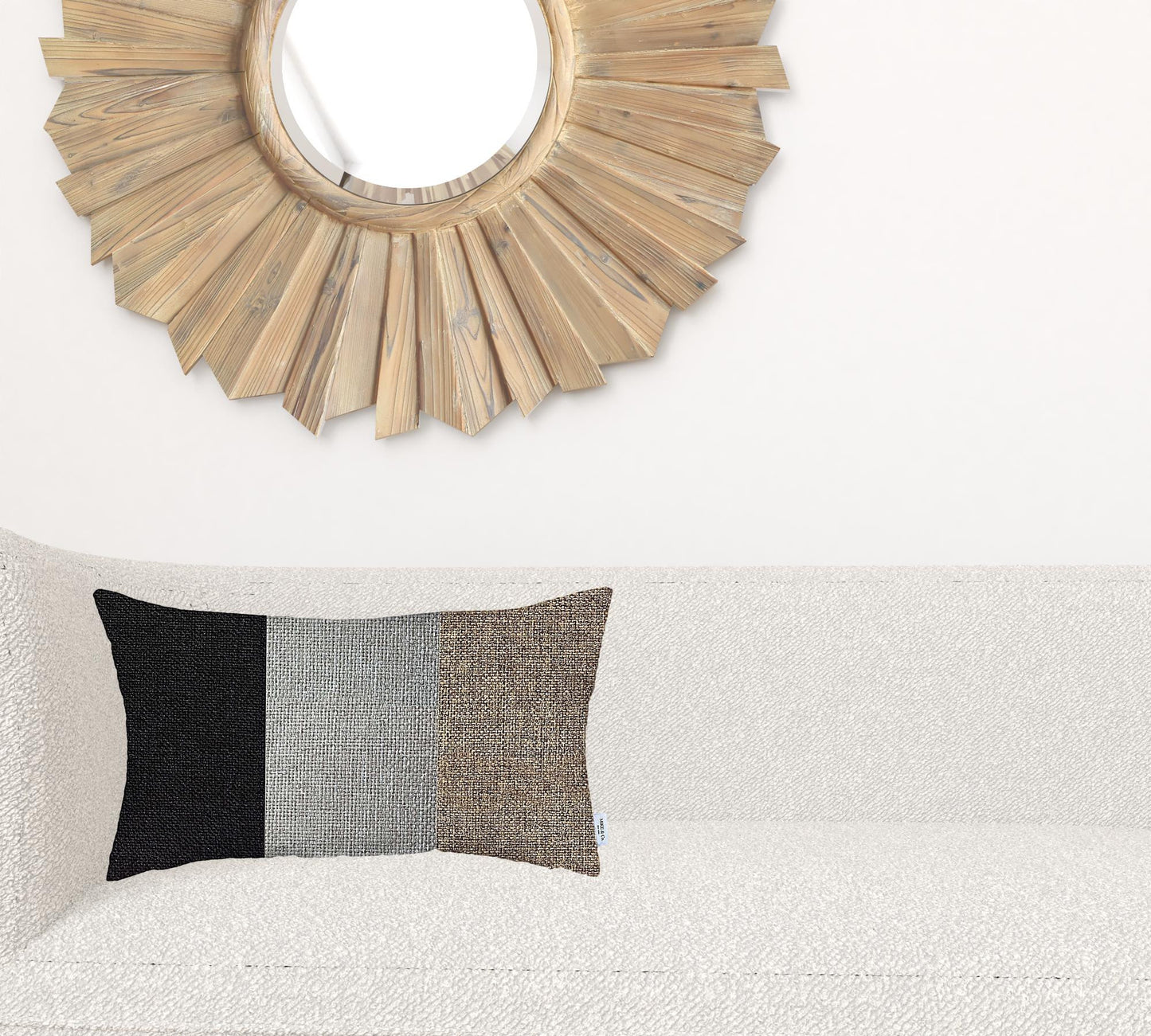 Brown Tripartite Lumbar Pillow