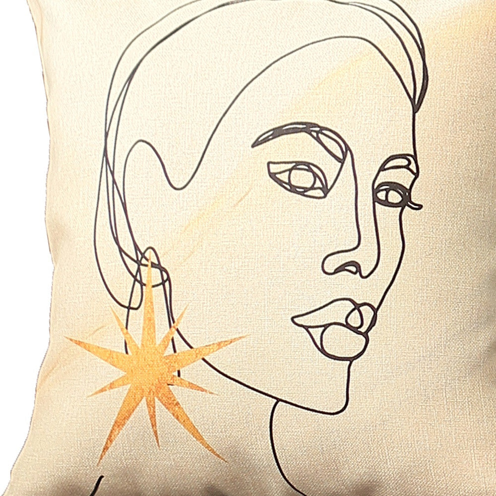 Beige Pillow