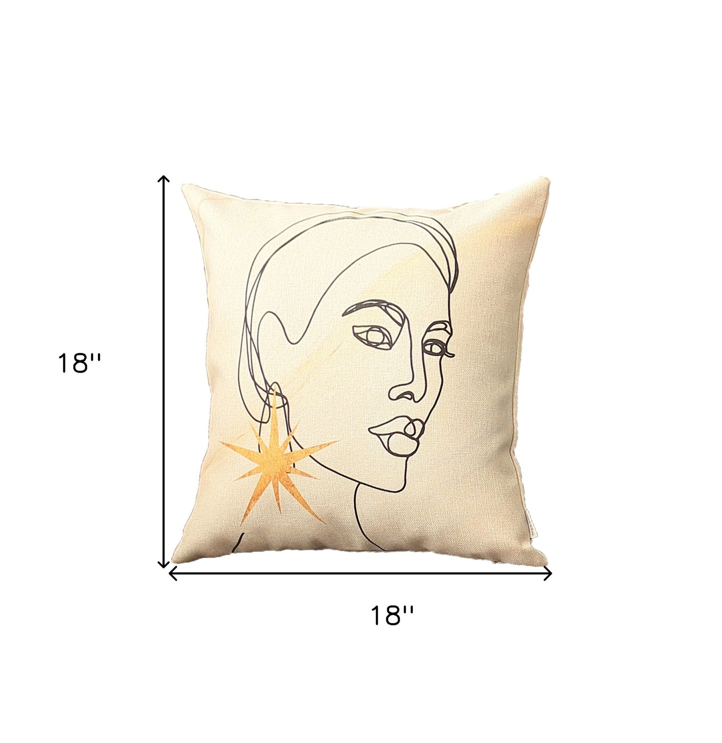 Beige Pillow