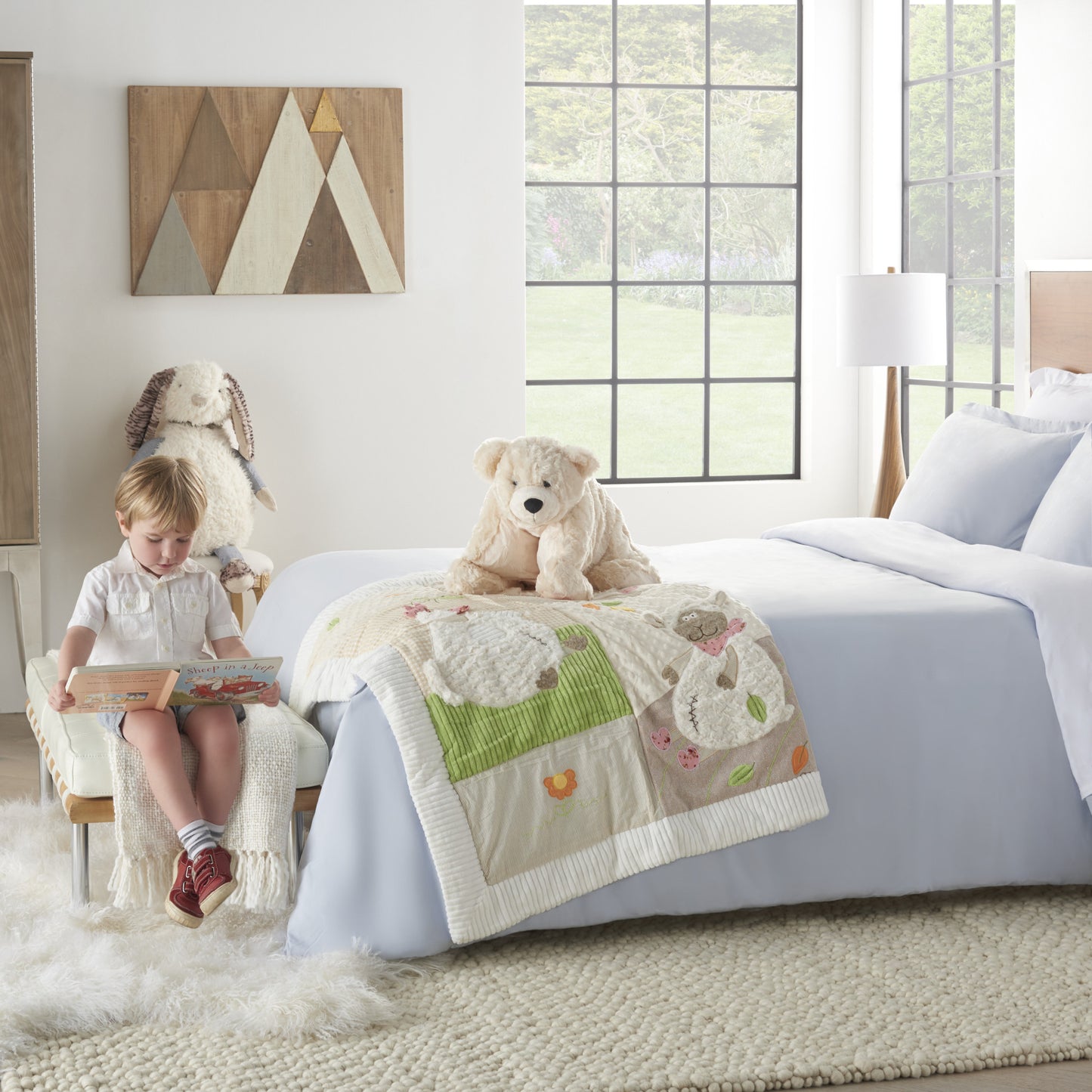 Ivory Bear Pillow