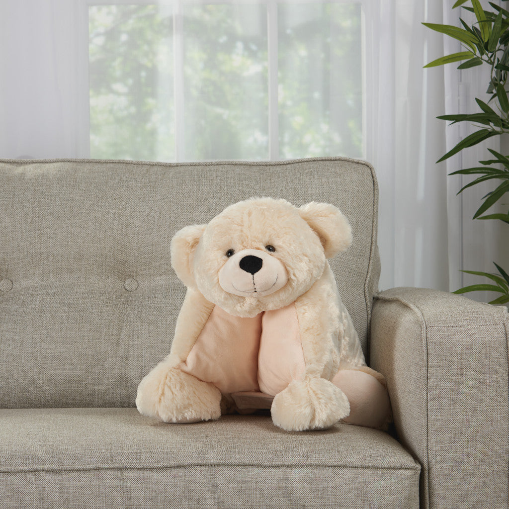 Ivory Bear Pillow