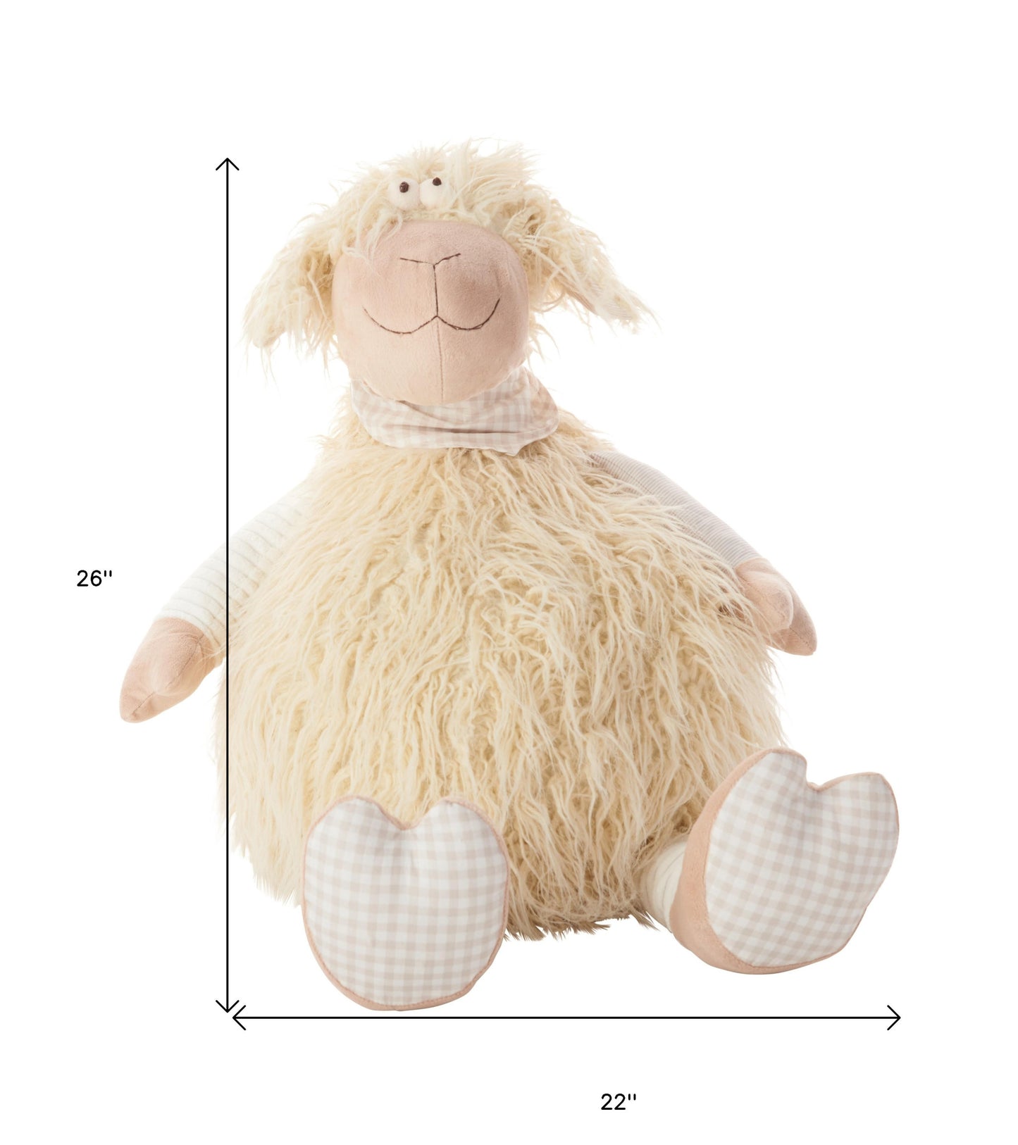 Ivory Lamb Pillow