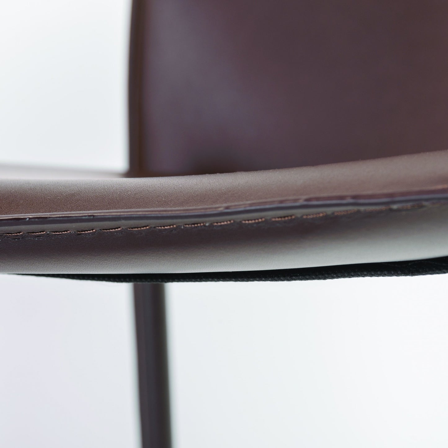 All Dark Brown Stacking Chairs - Set of 2