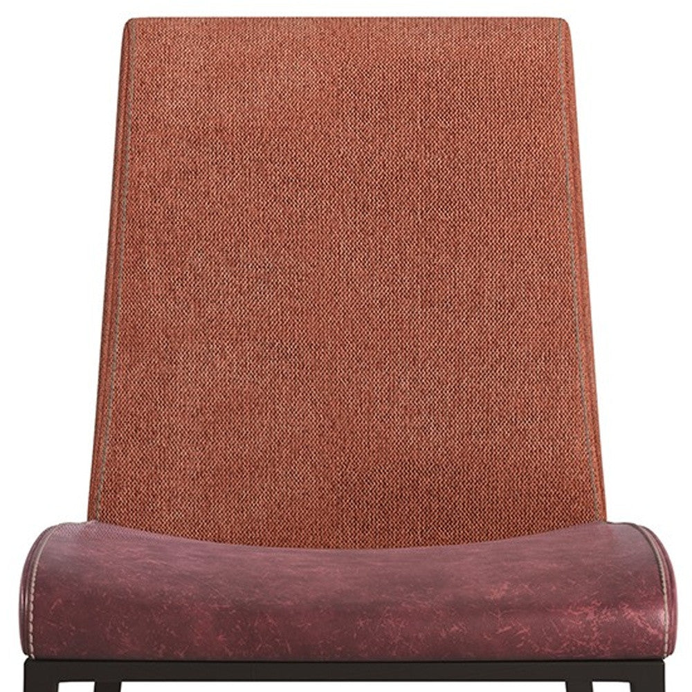 Brown & Rust Stainless Steel Chairs - Set of 2