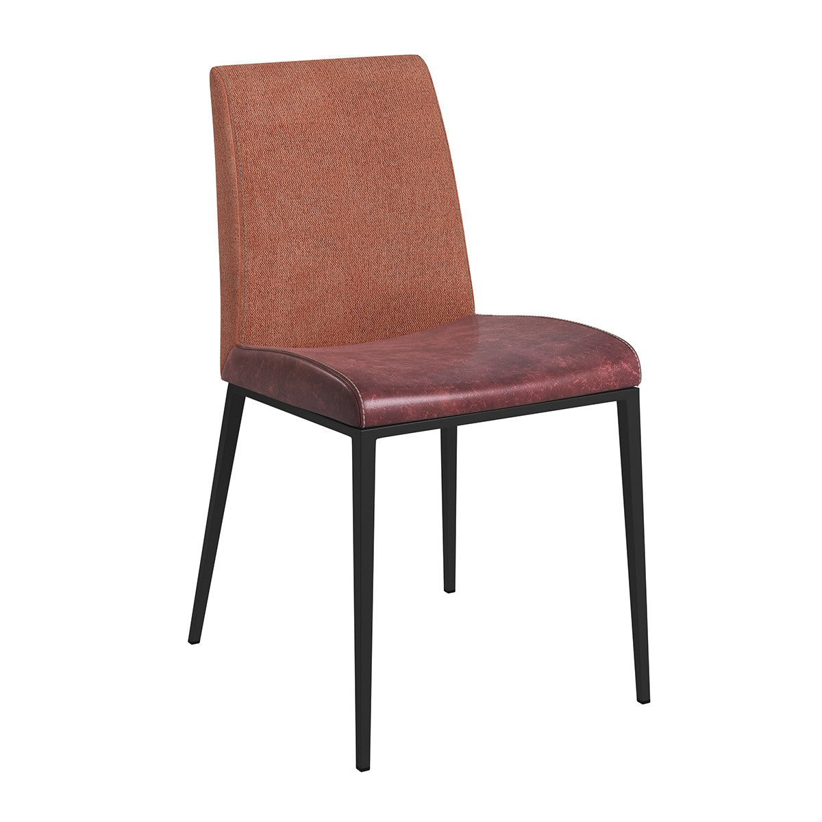 Brown & Rust Stainless Steel Chairs - Set of 2