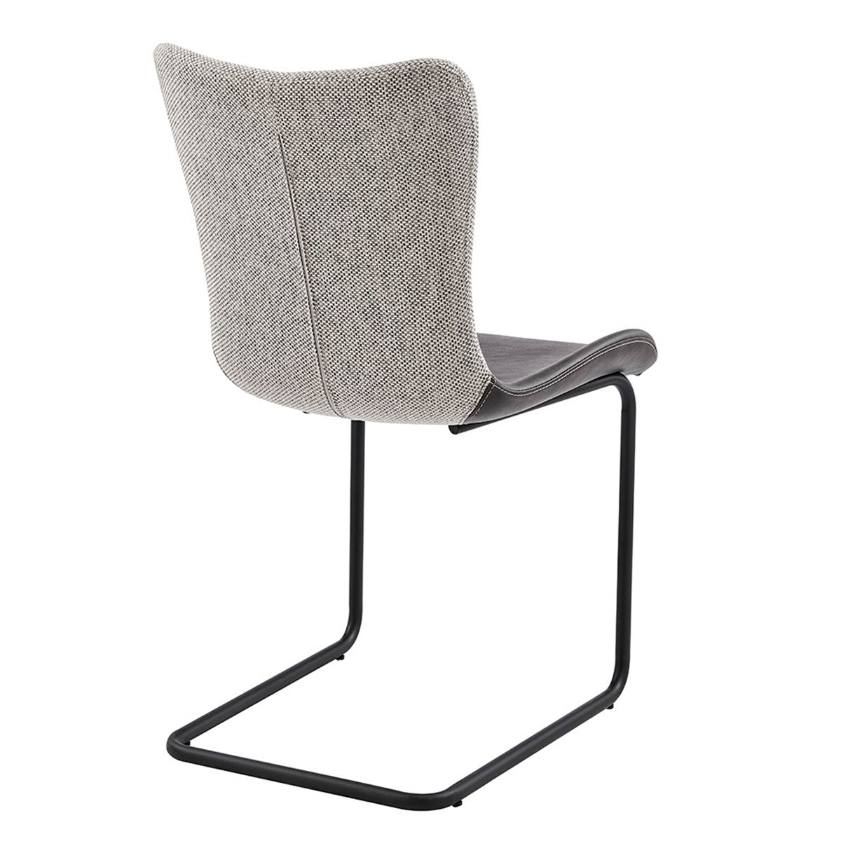 Gray Metro Mix Cantilever Dining Chairs - Set of 2