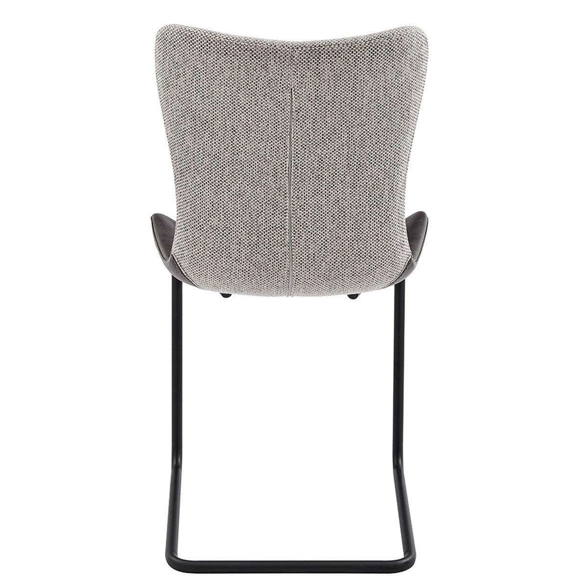 Gray Metro Mix Cantilever Dining Chairs - Set of 2
