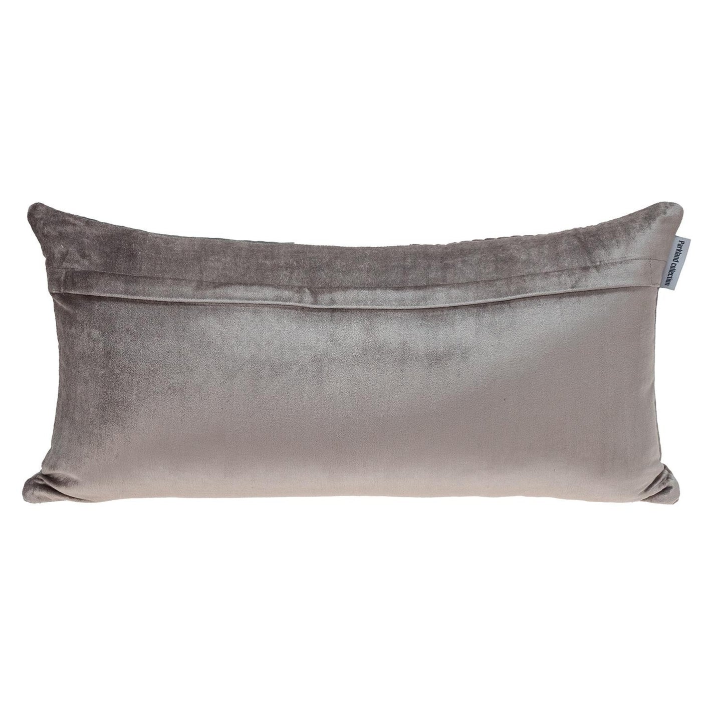 Green Striped Velvet Pillow