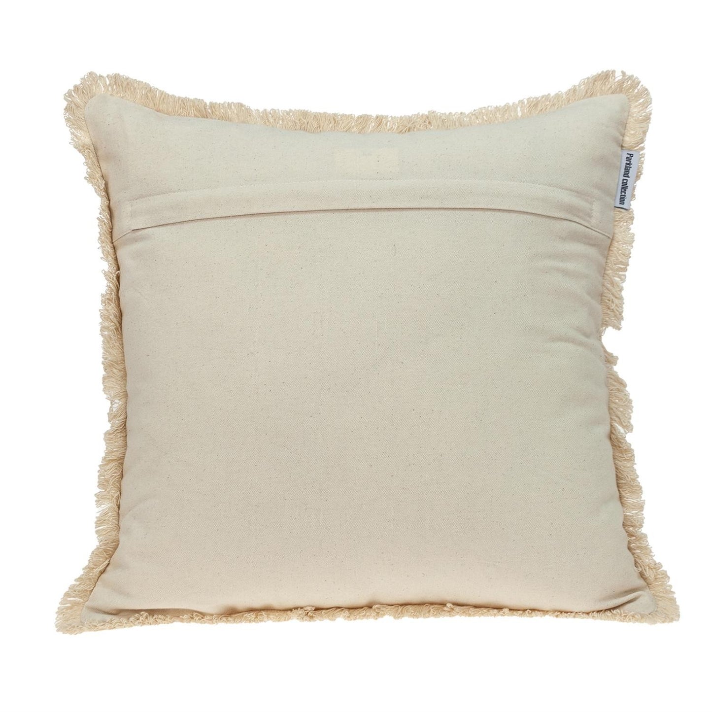 Boho Garland Beige & Brown Accent Pillow