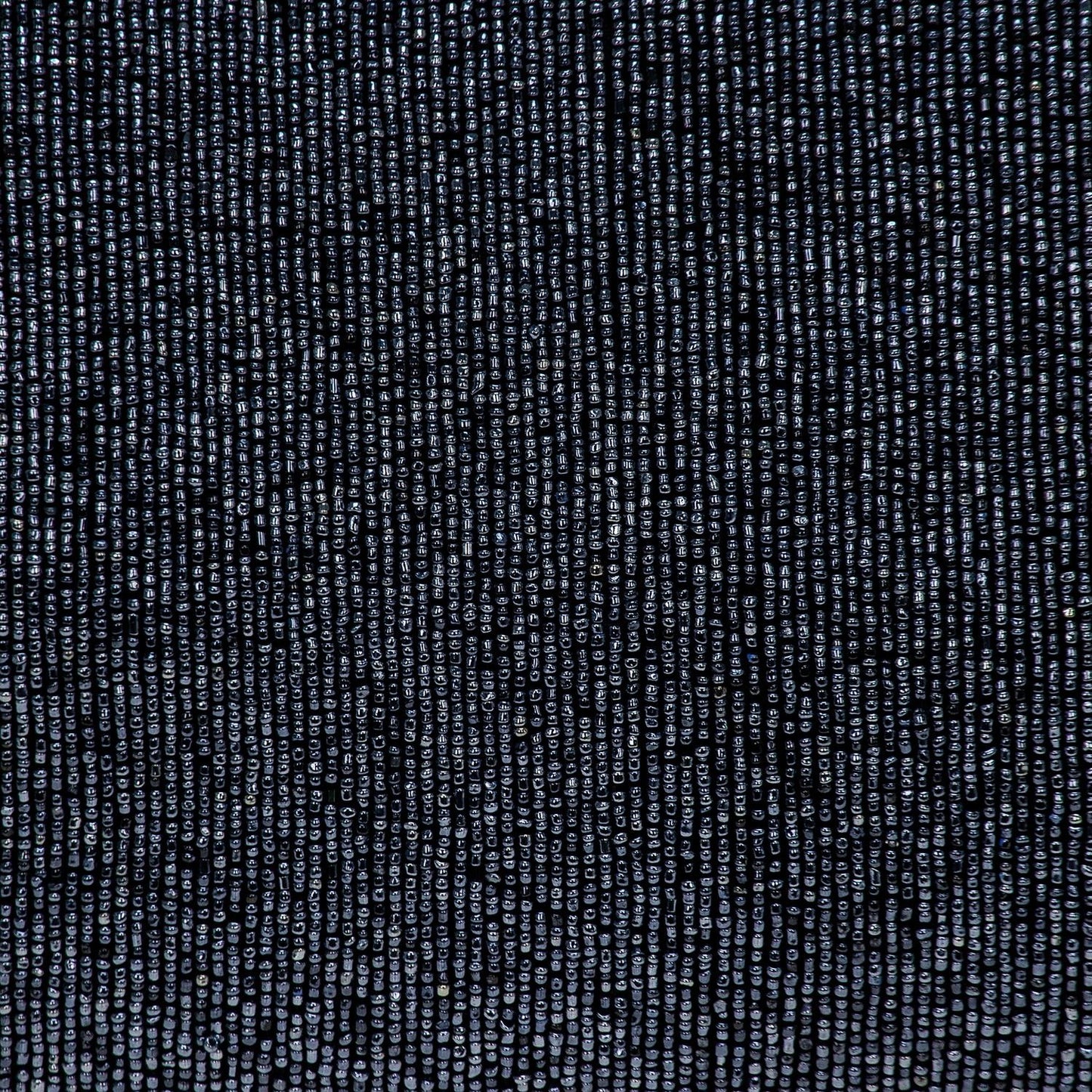 Shimmering Metallic Blue Beaded Luxury Pillow