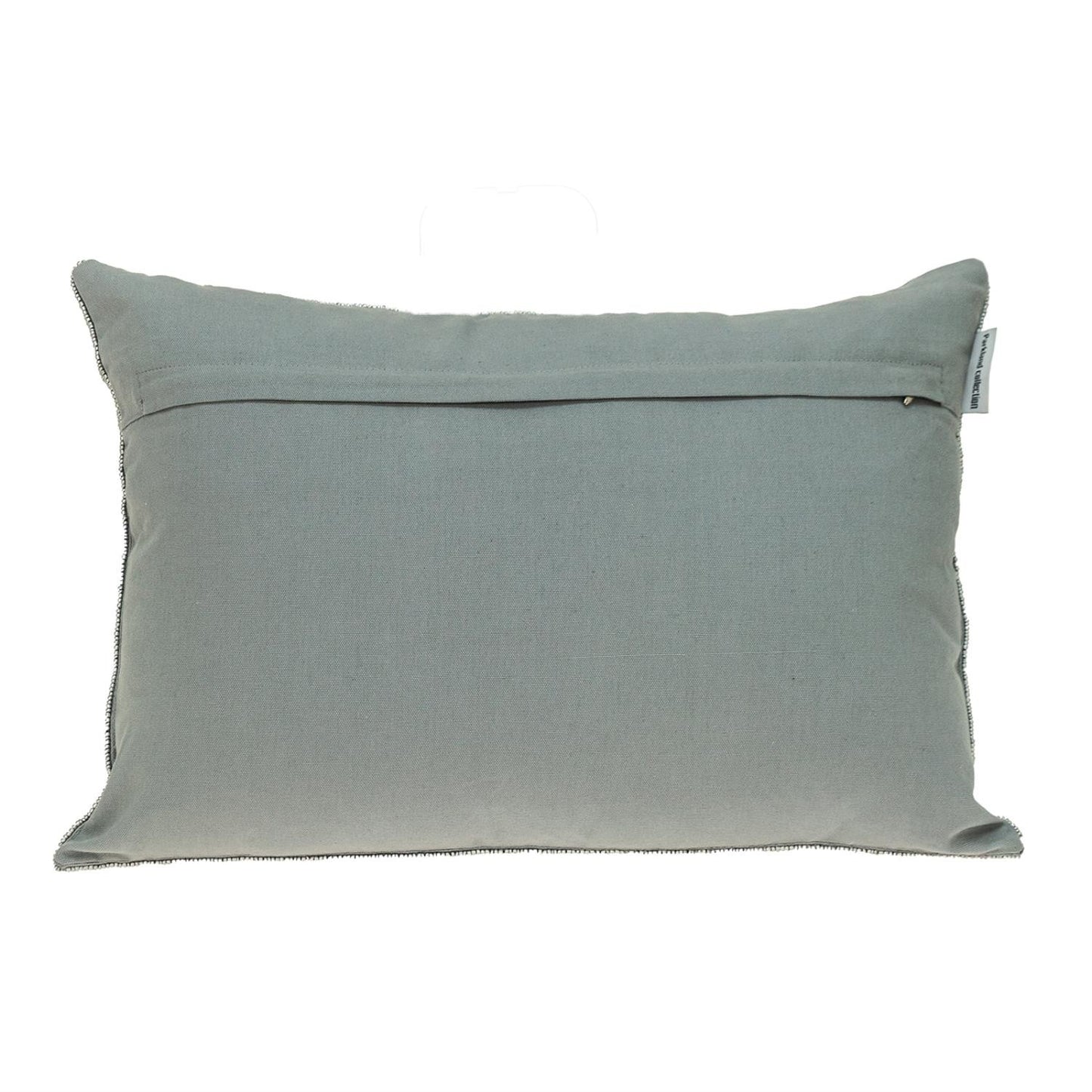 Shimmering Silver Beaded Luxury Pillow