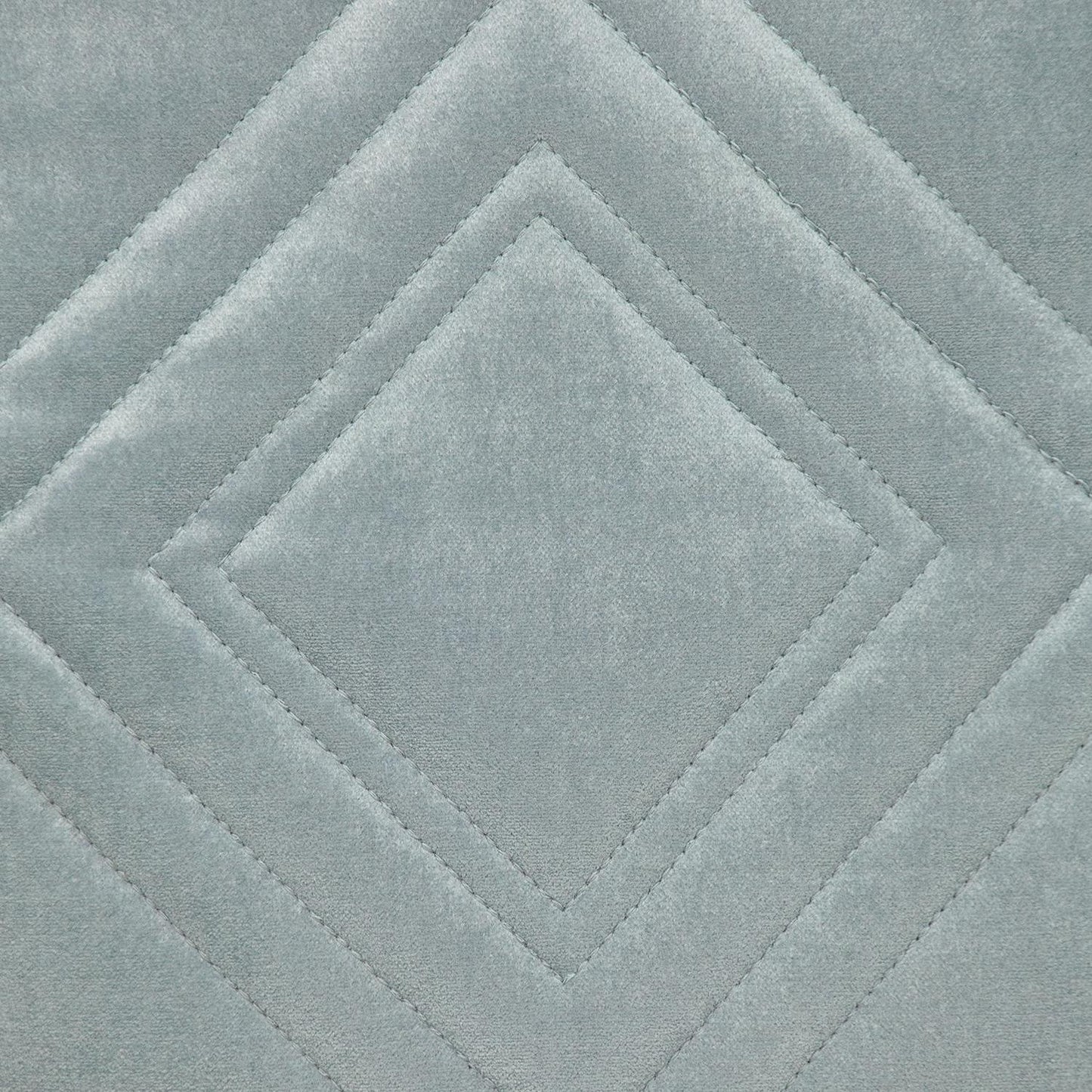 Gray Quilted Diamonds Velvet Solid Color Pillow
