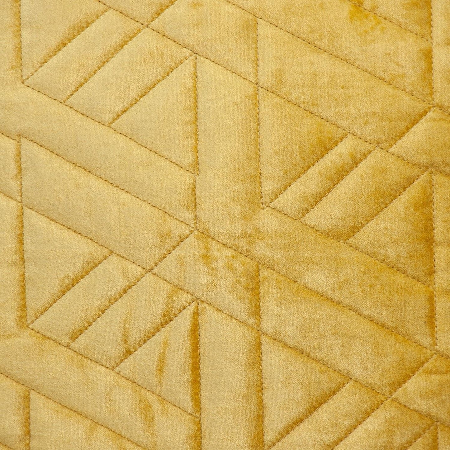 Yellow Cotton Blend Pillow