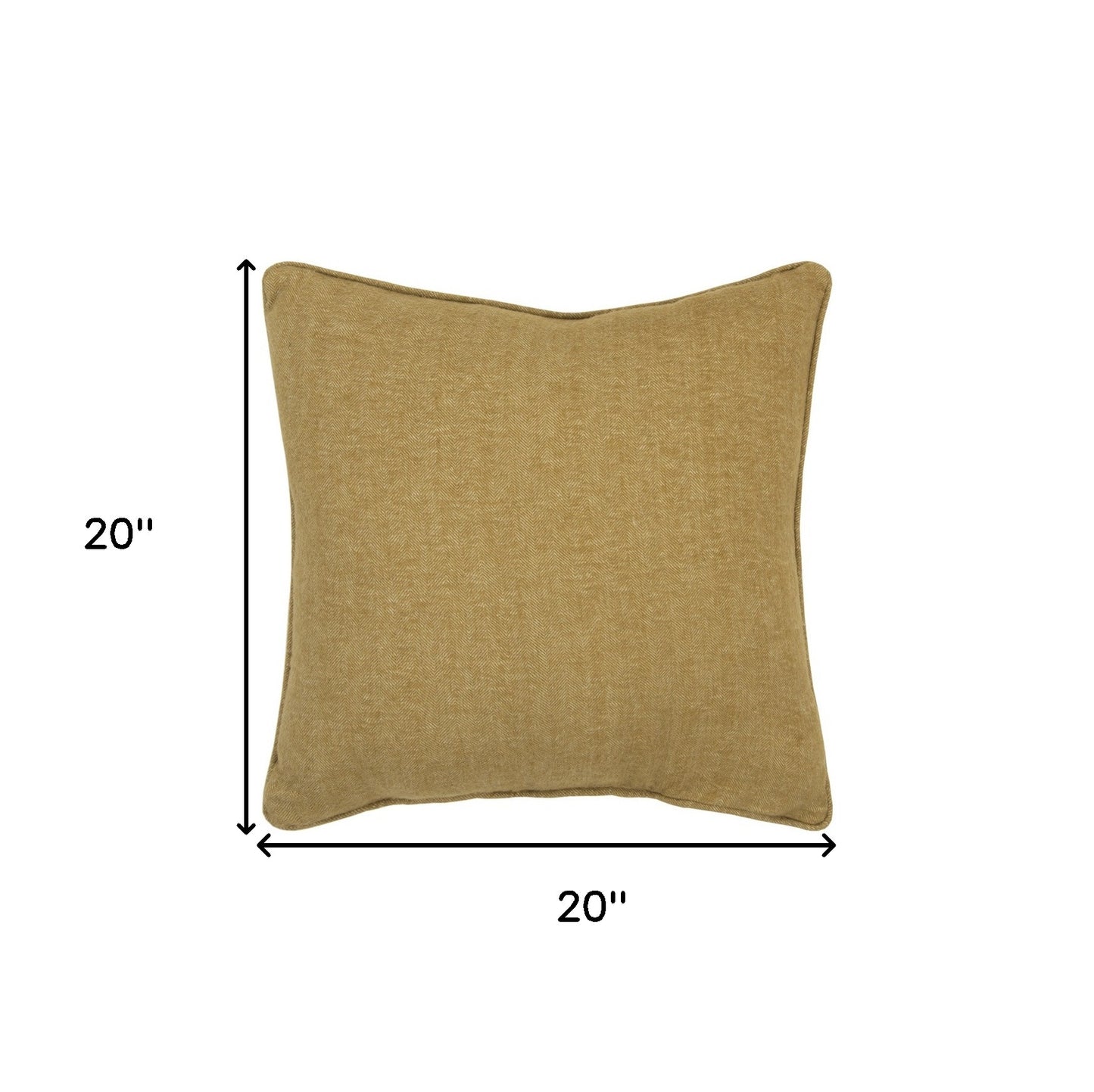 Gold Solid Classic Pillow