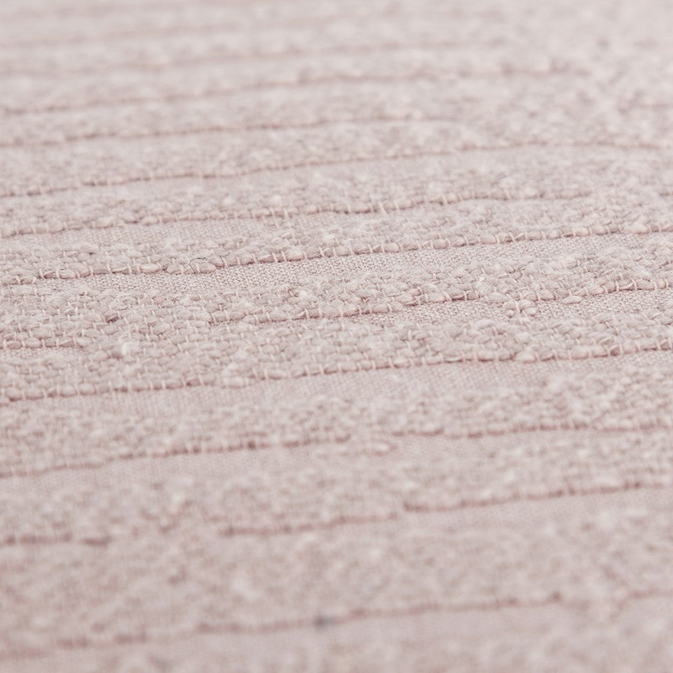Blush Solid Tonal Abstract Stripe Pillow