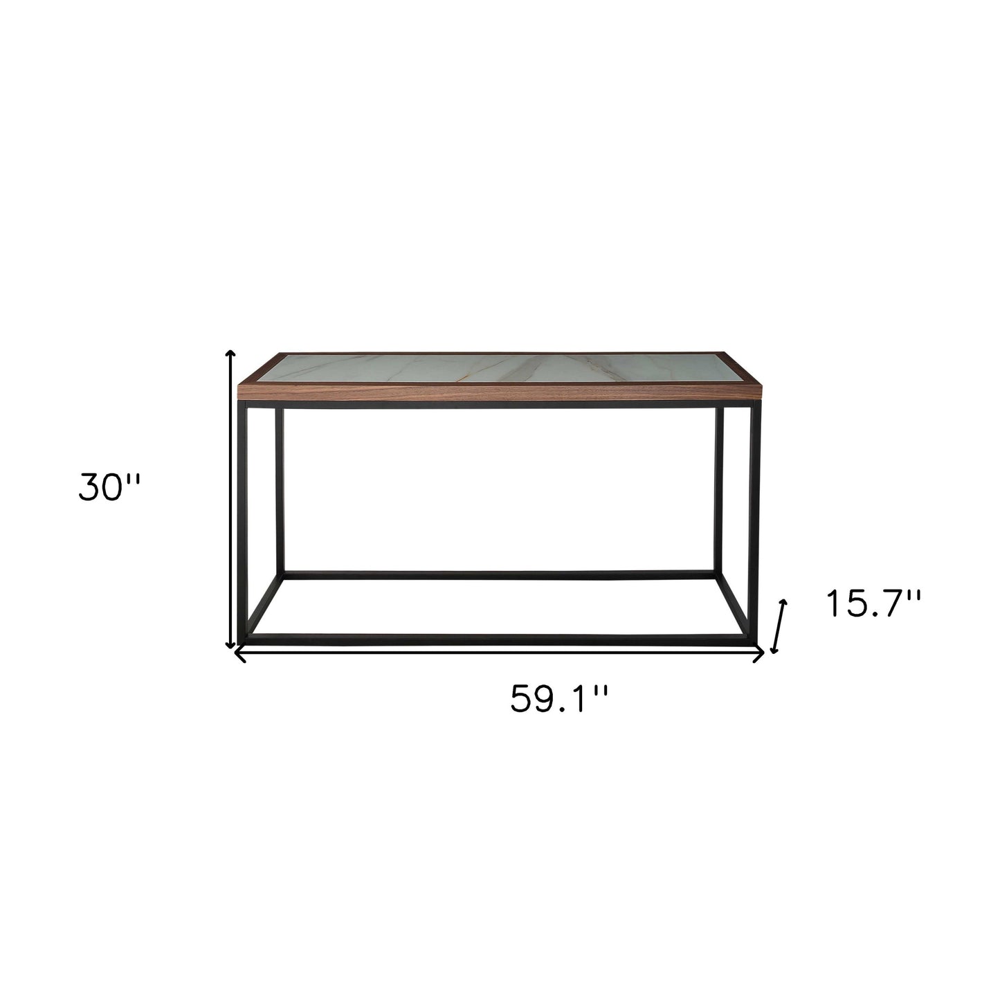 Marble Frame Console Table