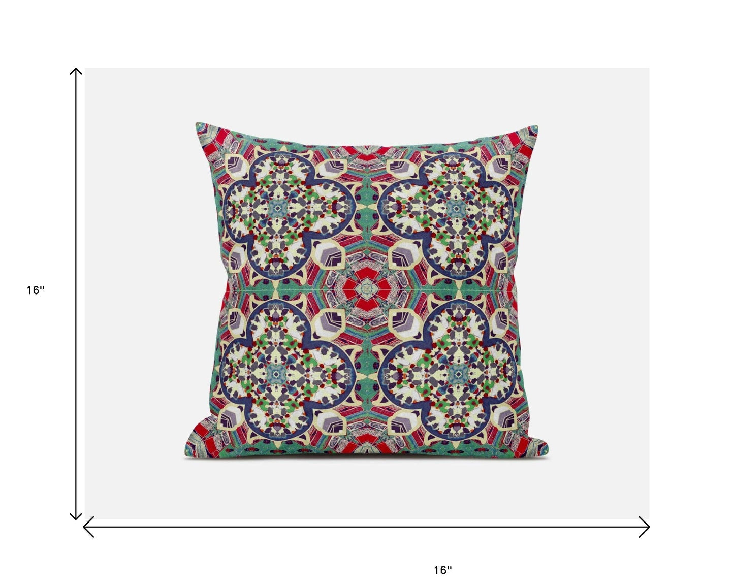 Pink & Gray Microsuede Quatrefoil Pillow
