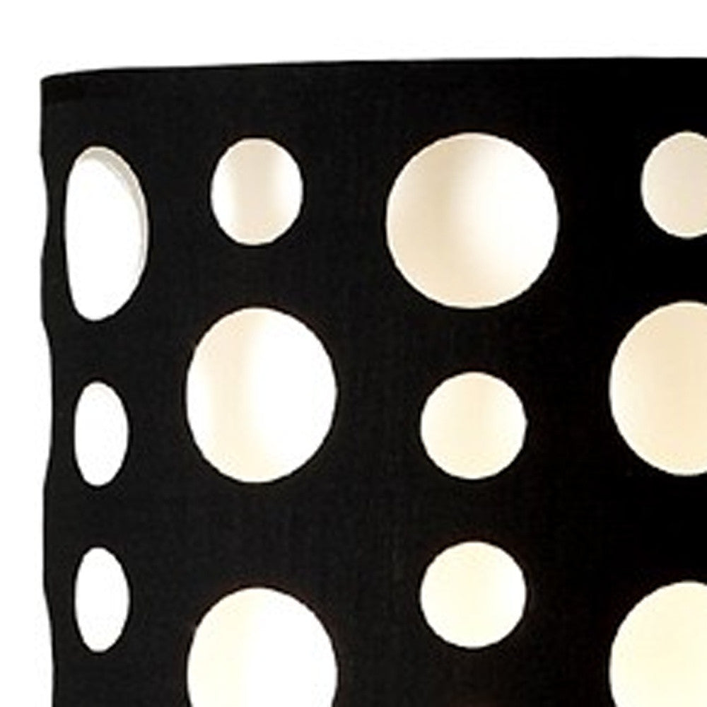 Steel Floor Lamp w/ Black & Shade
