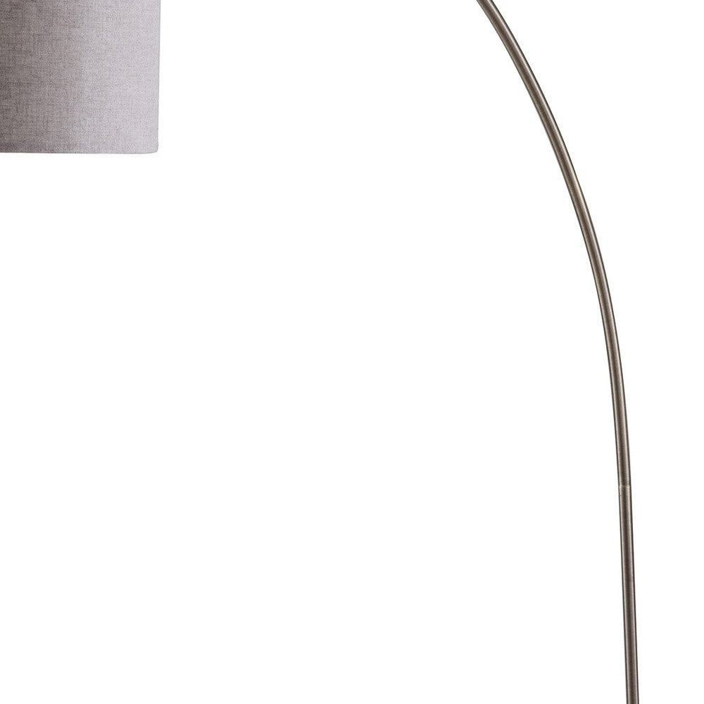 Beige & Antique Gold Floor Lamp w/ Shade