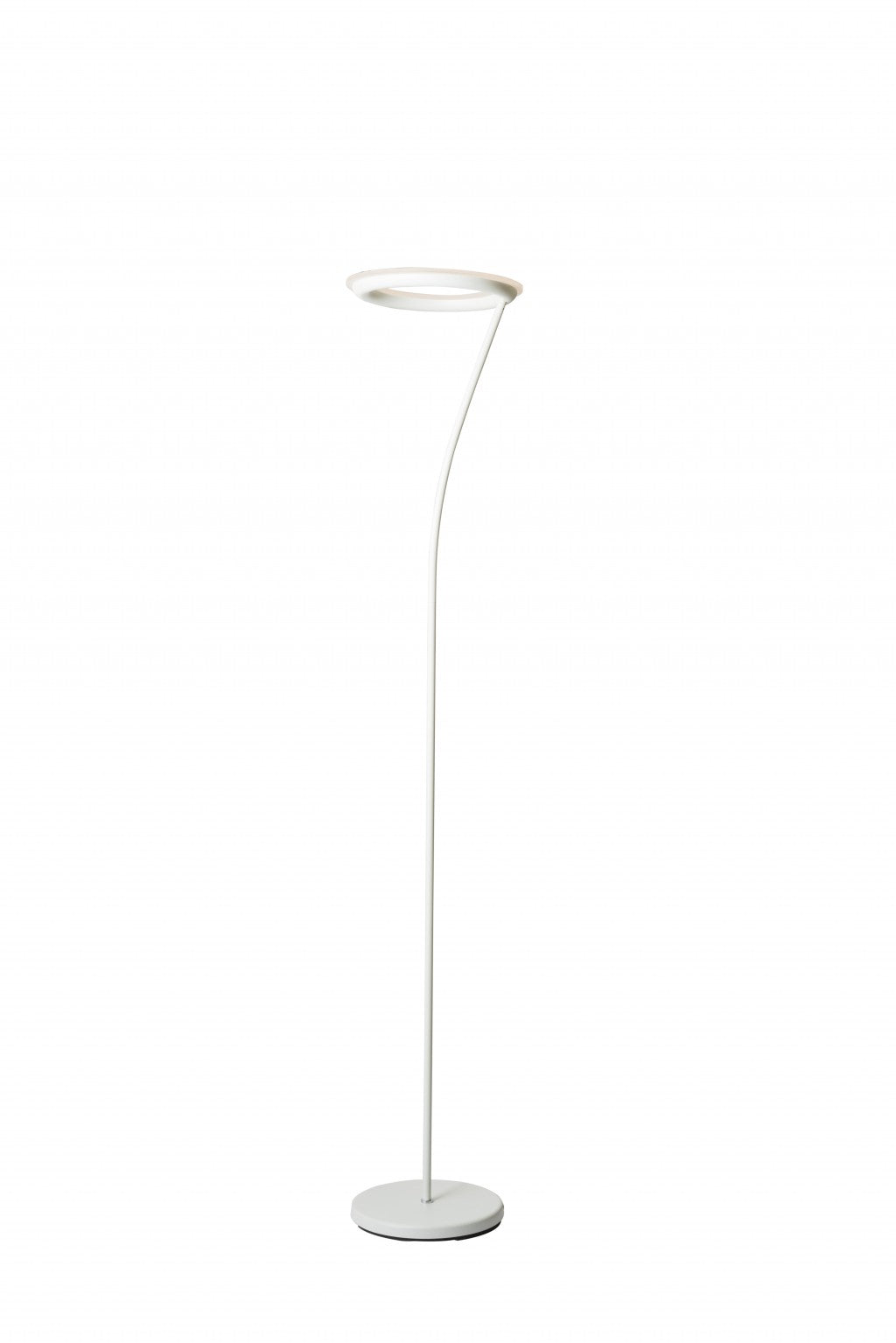 White Torchiere Floor Lamp