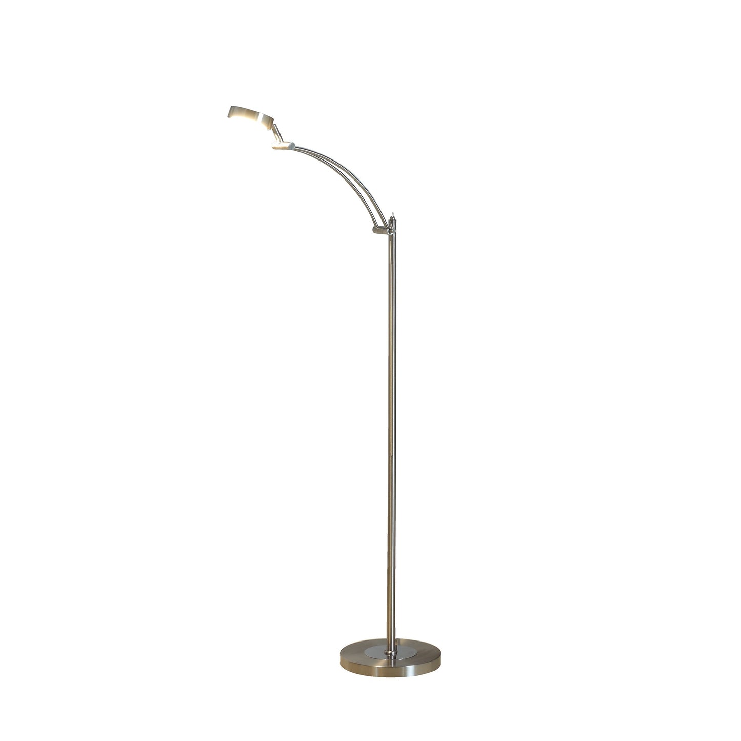 Nickel Adjustable Task Floor Lamp