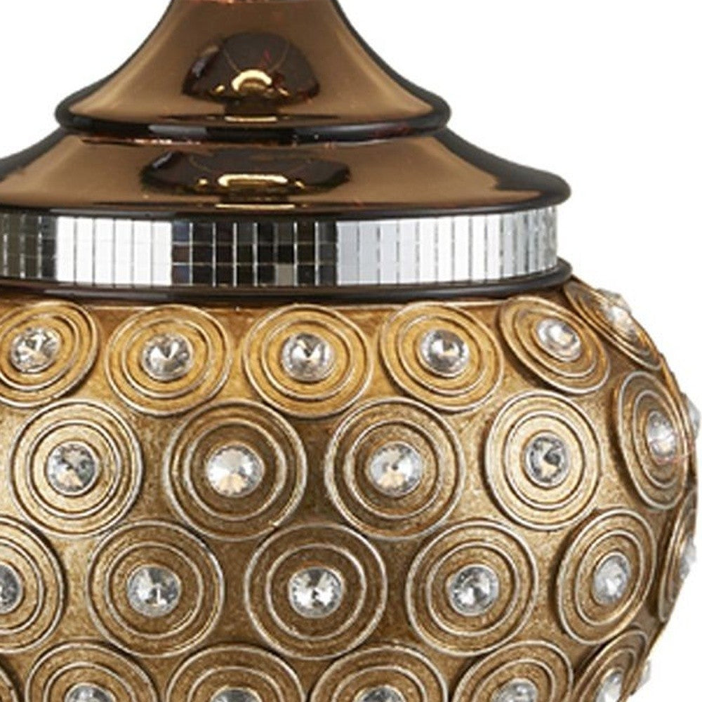 Glitzy Gold BejeweTable Lamp