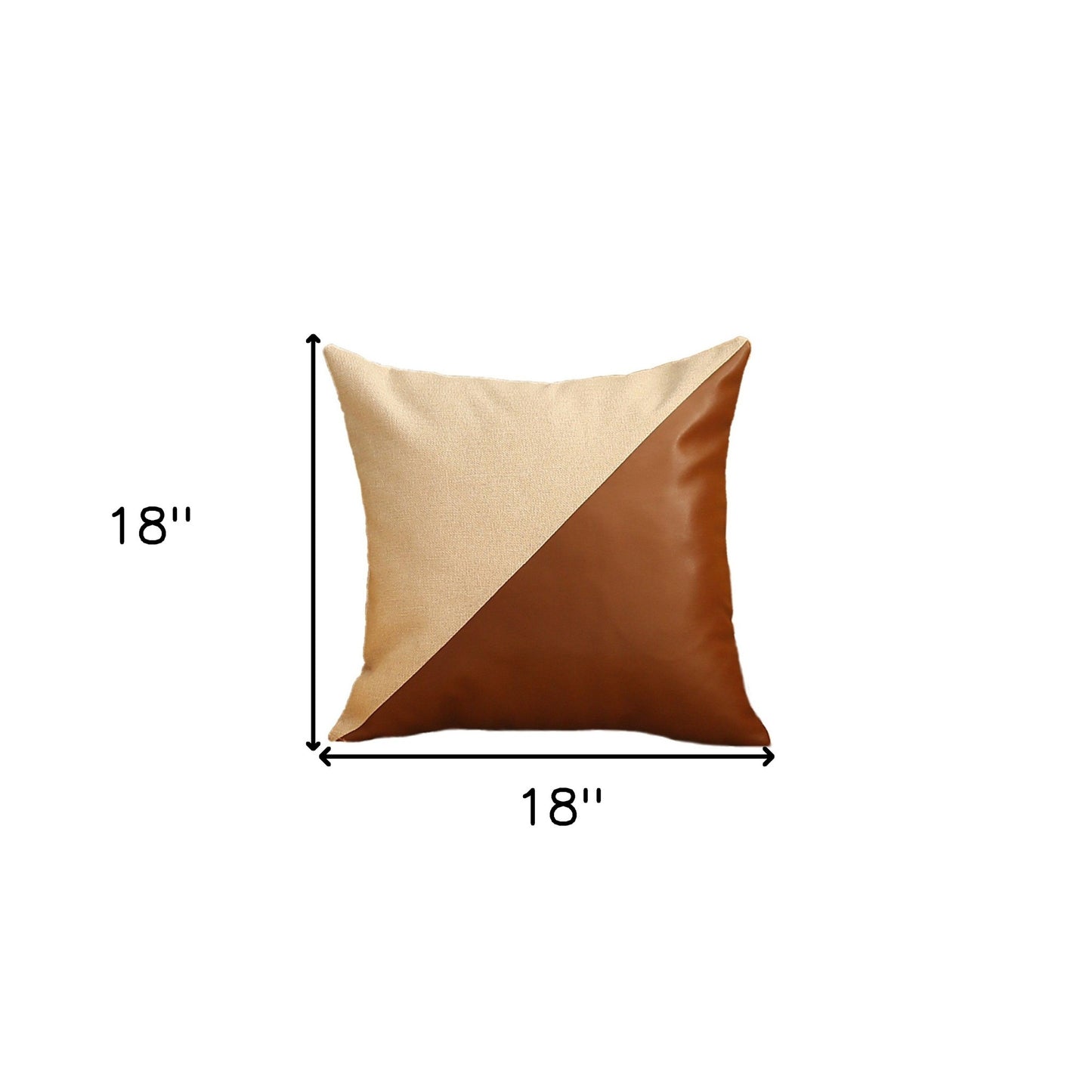 Brown & Ivory Pillow