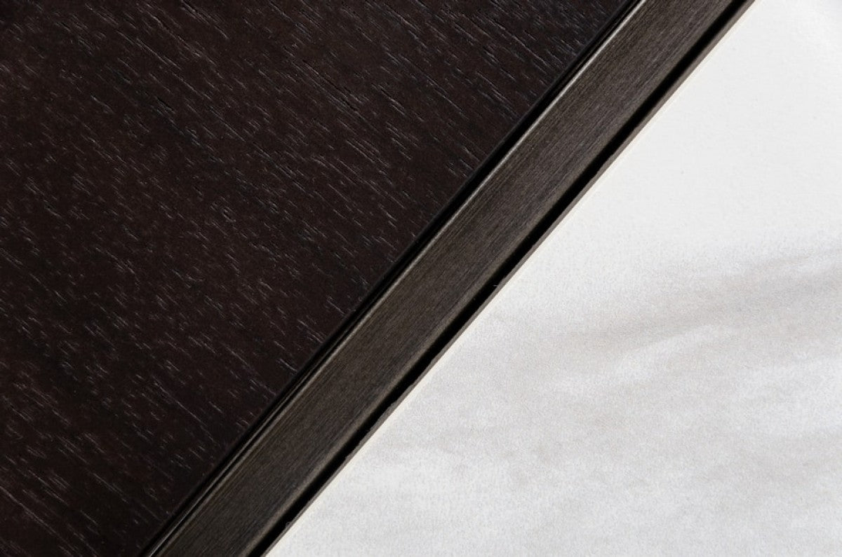 Modern White Black & Rose Gold Coffee Table w/ One Drawer