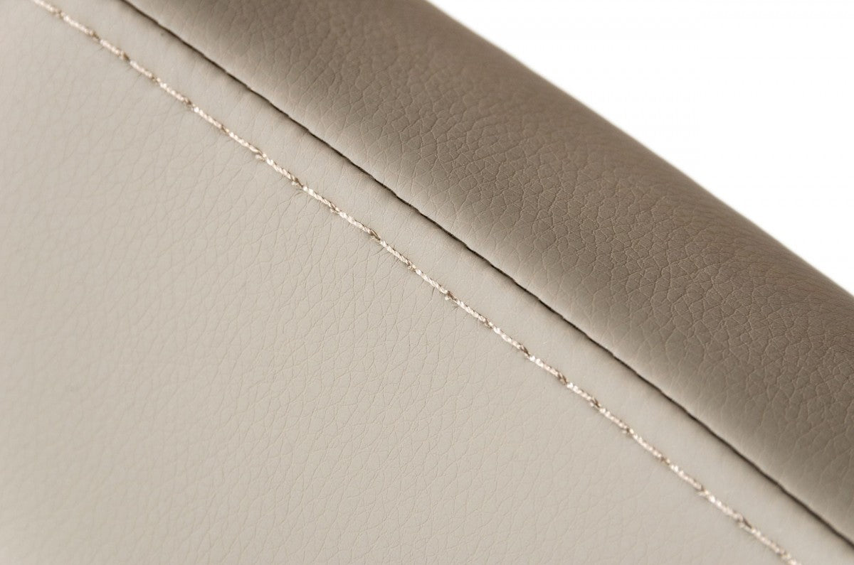 Gray & Silver Faux Leather Dining Chair - Set of 2