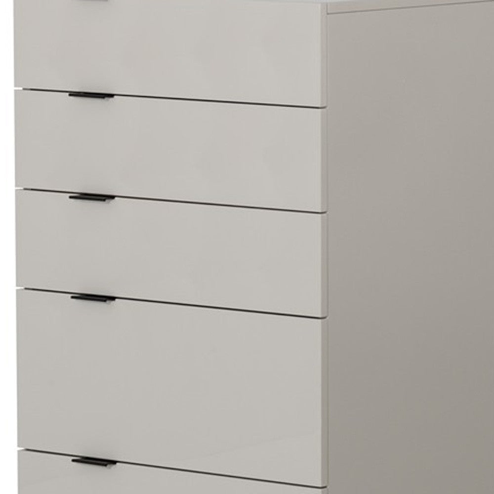 Antique White Solid Wood 3-Drawer Dresser