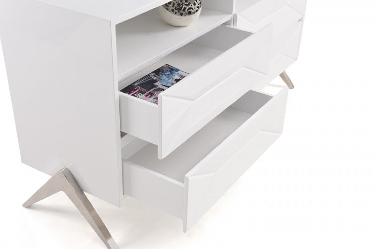Brown Solid Wood 9-Drawer Double Dresser