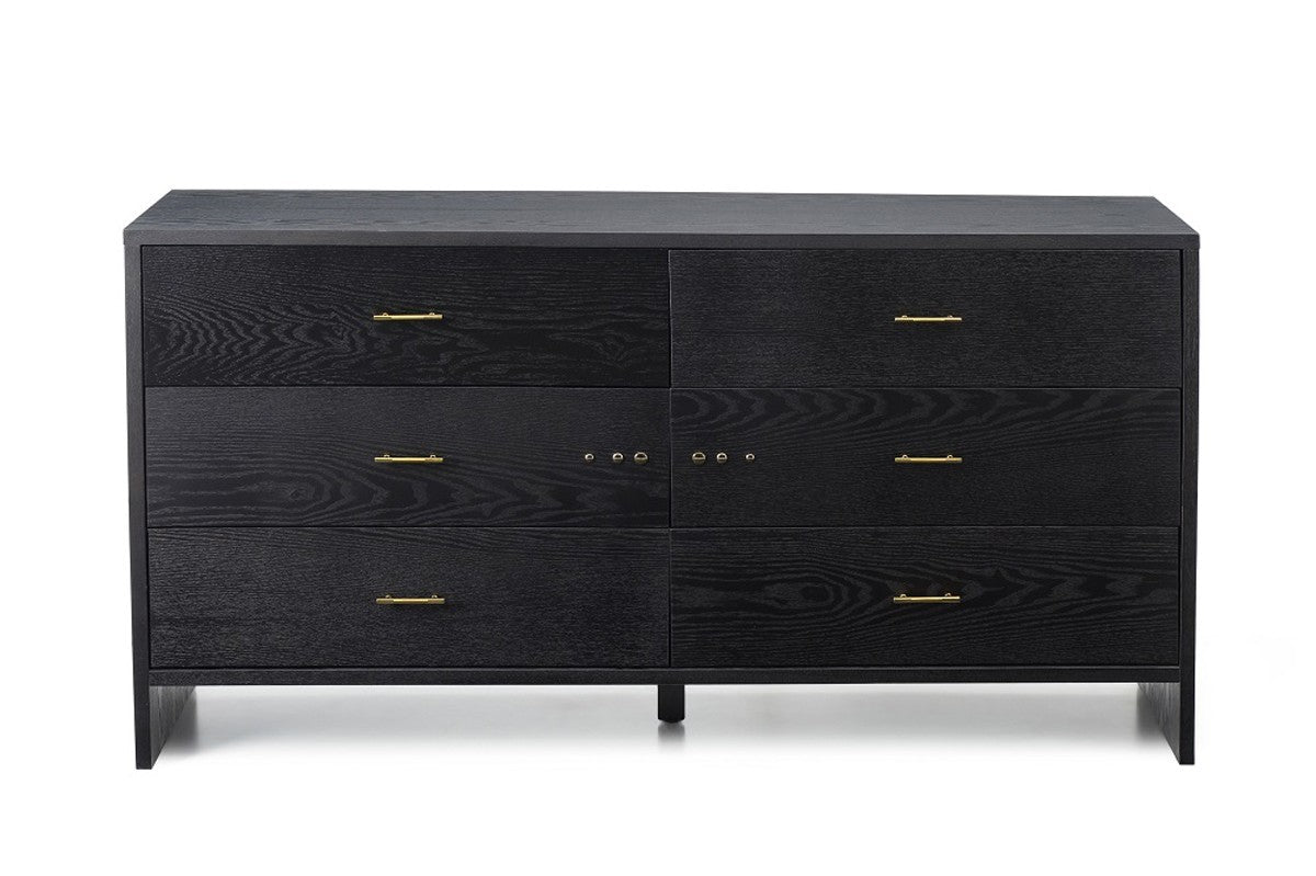 Gray Wash Solid Wood 7-Drawer Triple Dresser