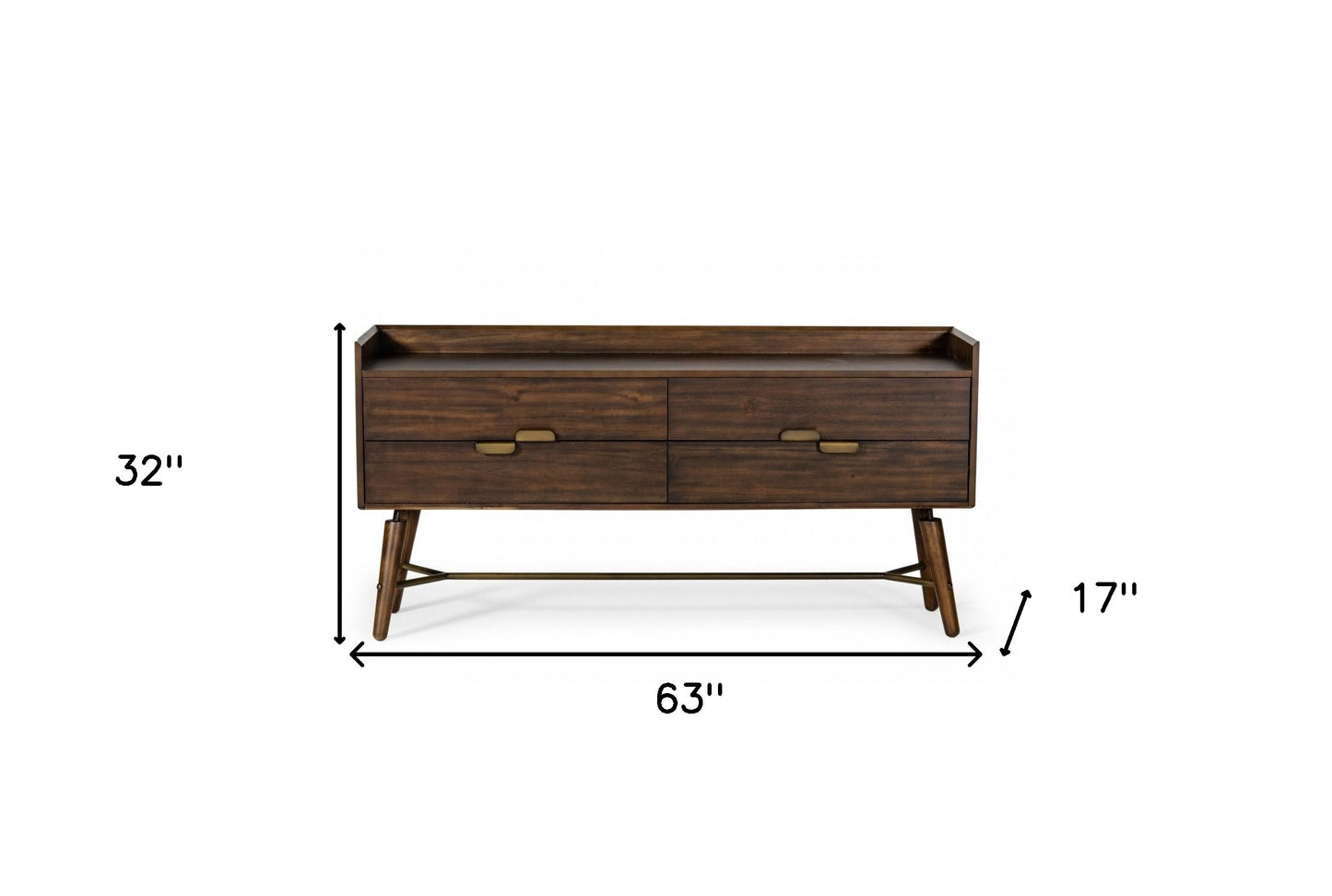 Gray 6-Drawer Double Dresser