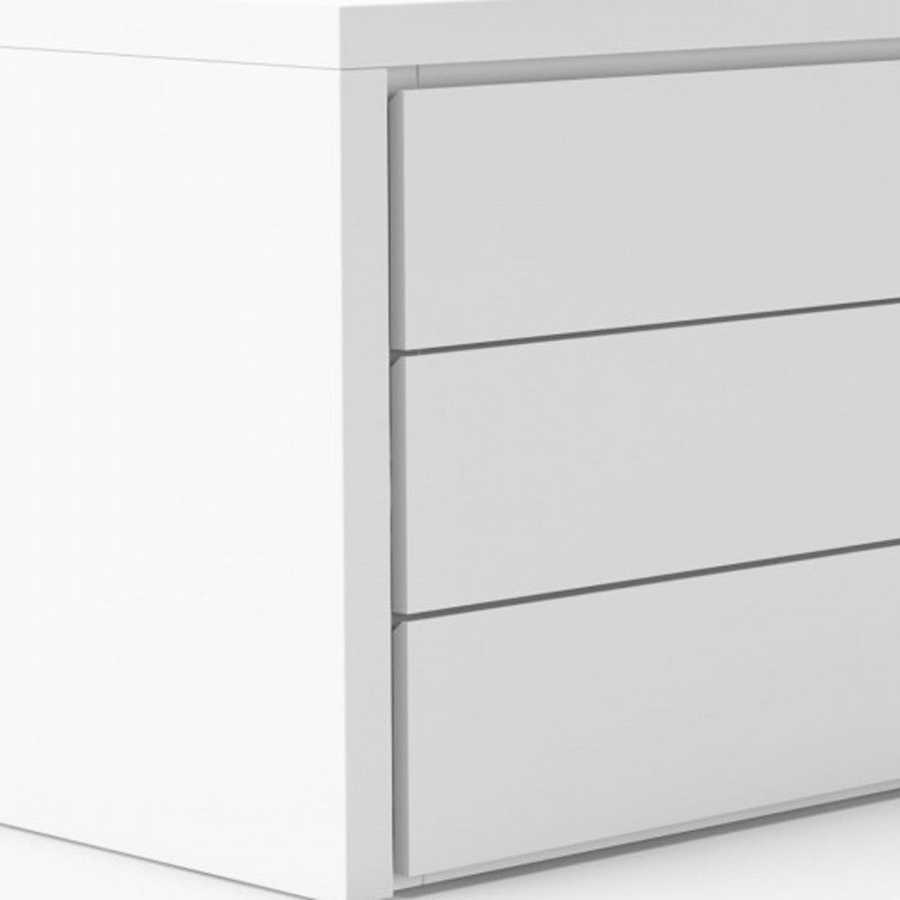 White 6-Drawer Double Dresser