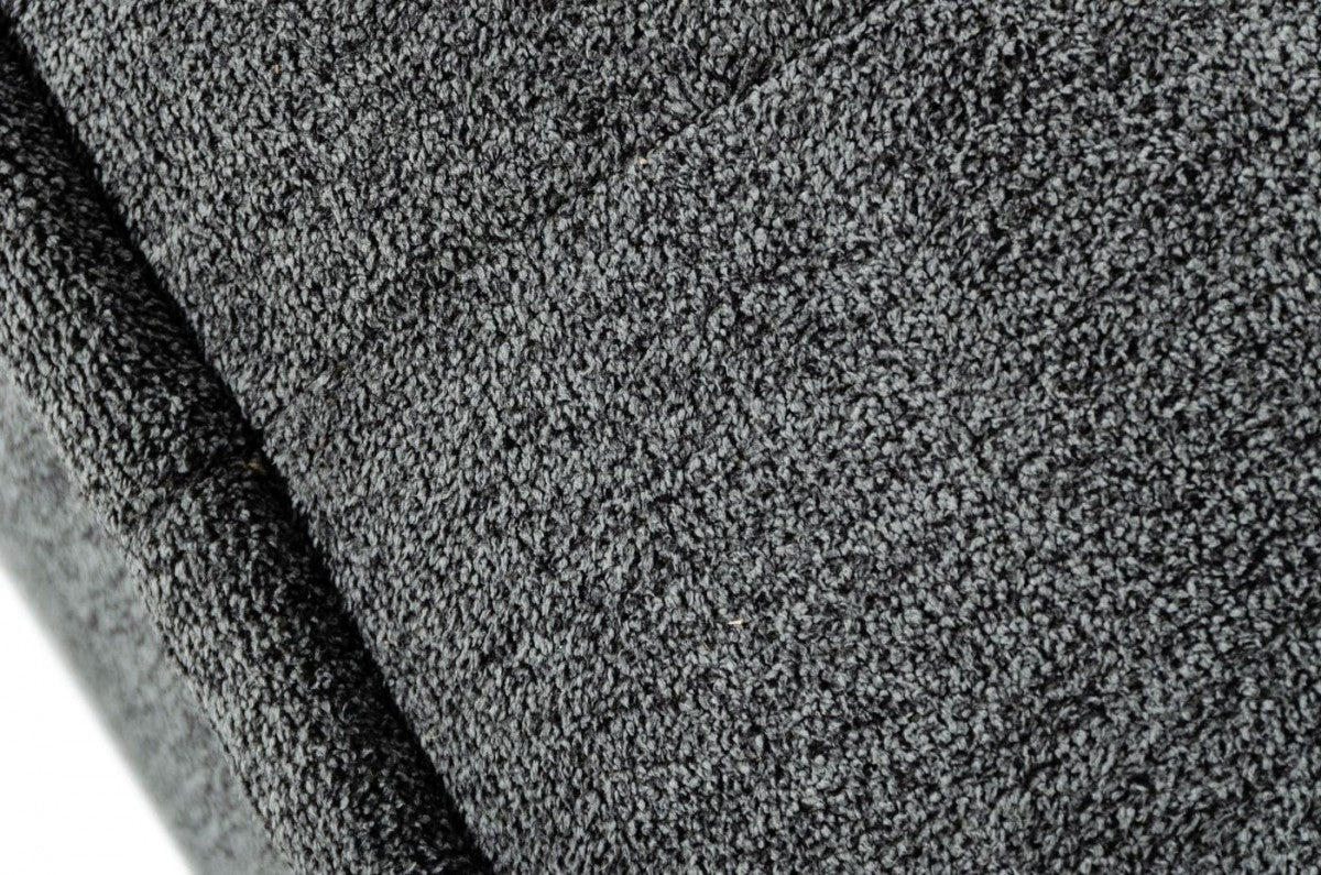 Modern Charcoal Gray Floor Pillow Modular Sectional