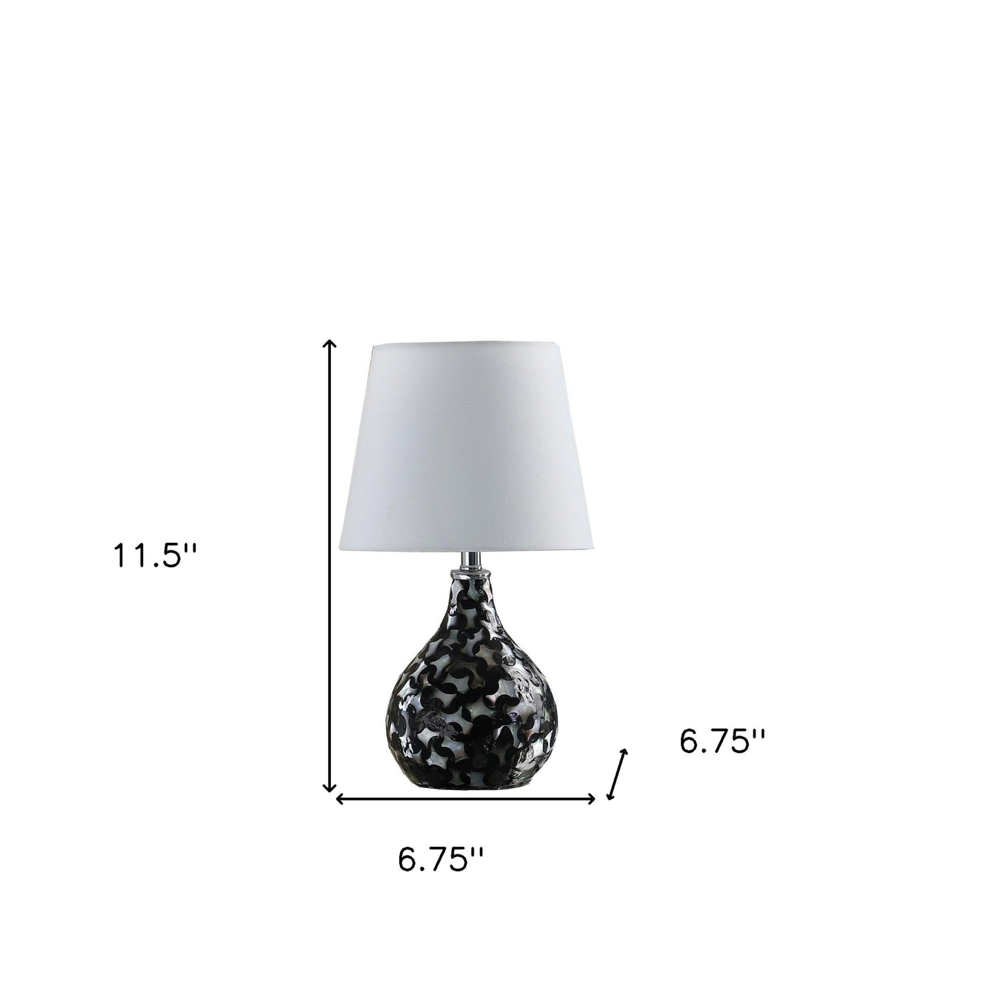 Black Table Lamp w/ Shade