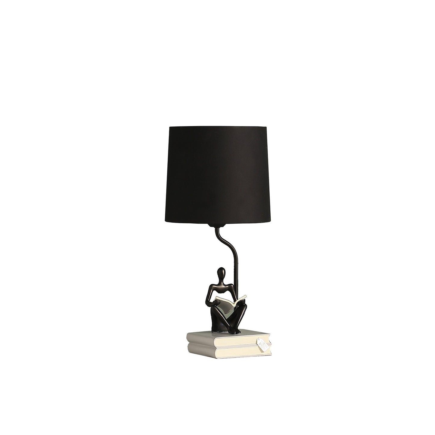 Black Table Lamp w/ Black Shade
