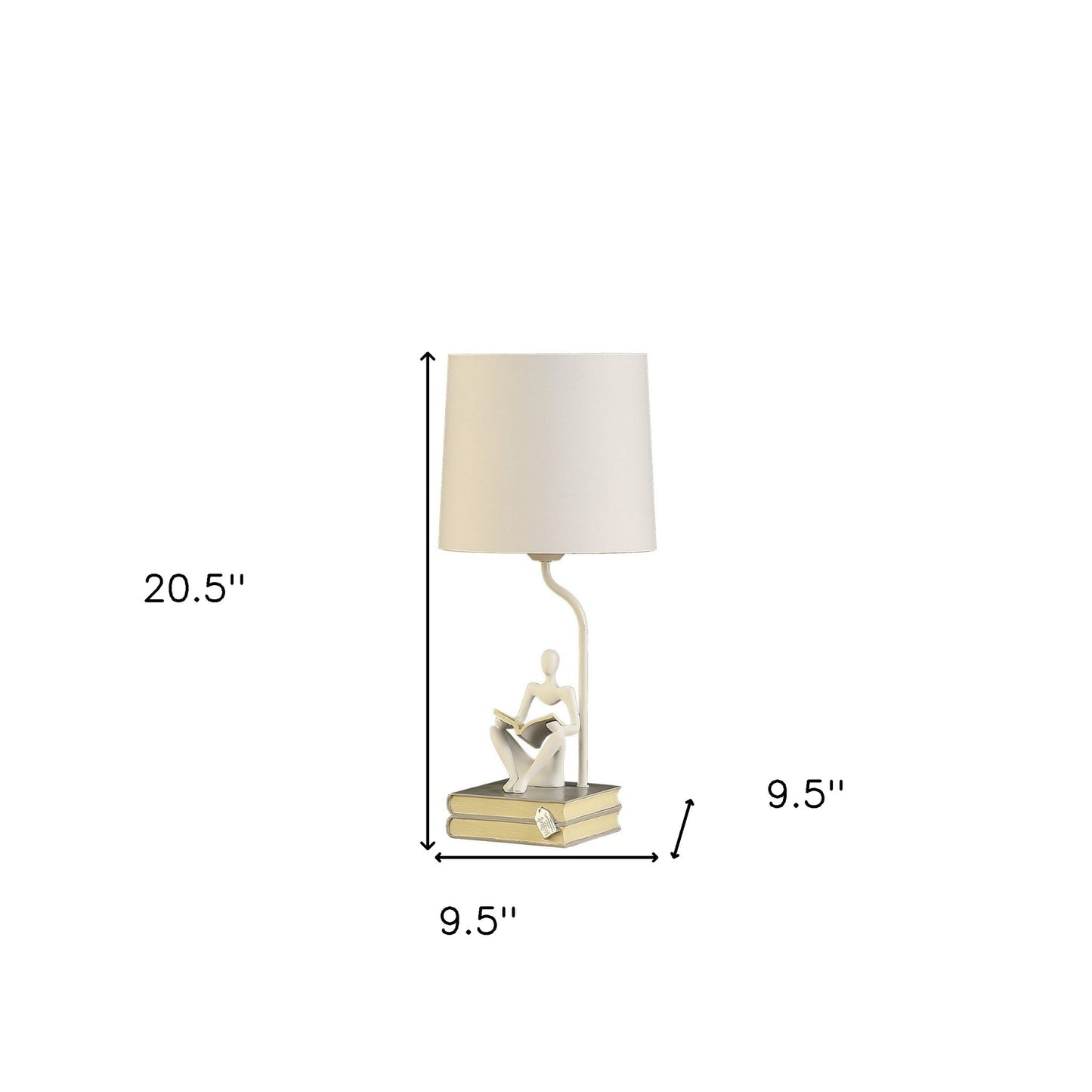 White Table Lamp w/ Shade