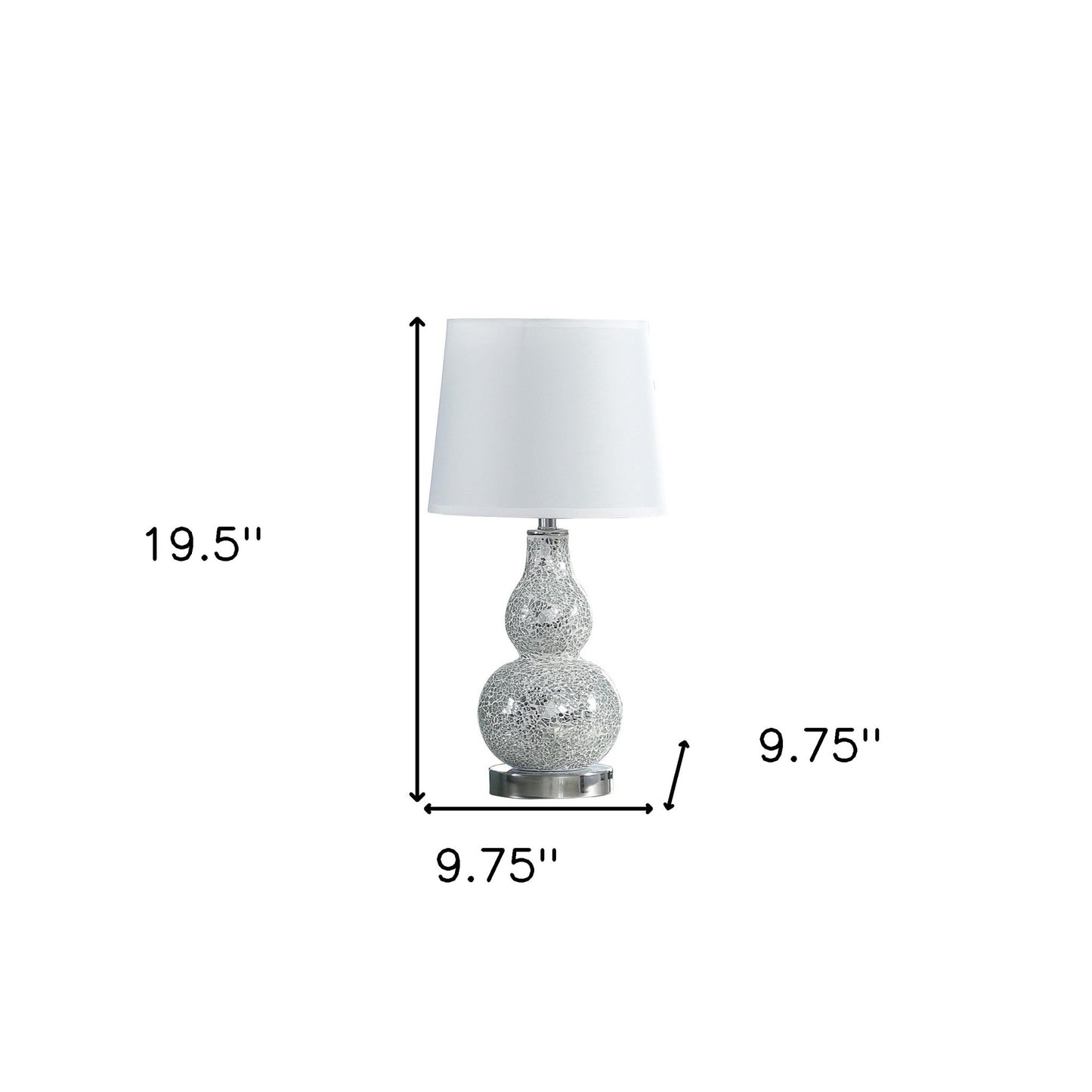 White Table Lamp w/ Shade